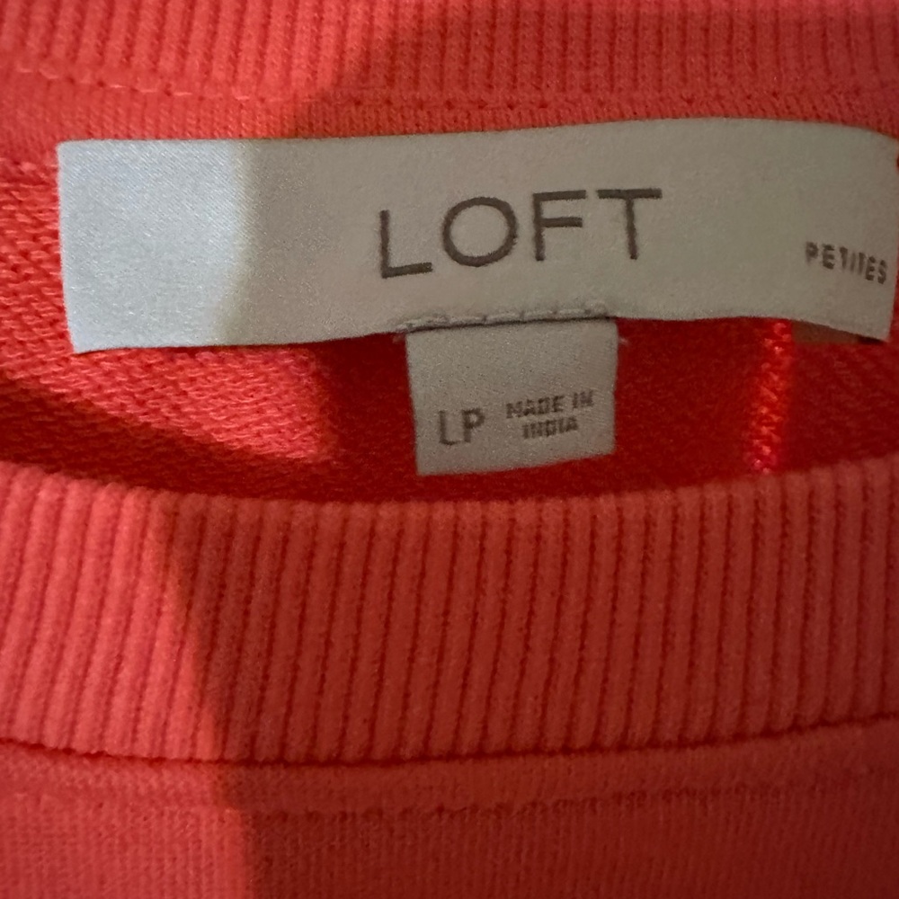 LOFT Coral Sweater